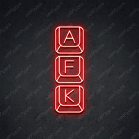 Thumbnail for 'Away From Keyboard' Neon Sign 45cm (1.5ft) / Red / LED by Neon Icons