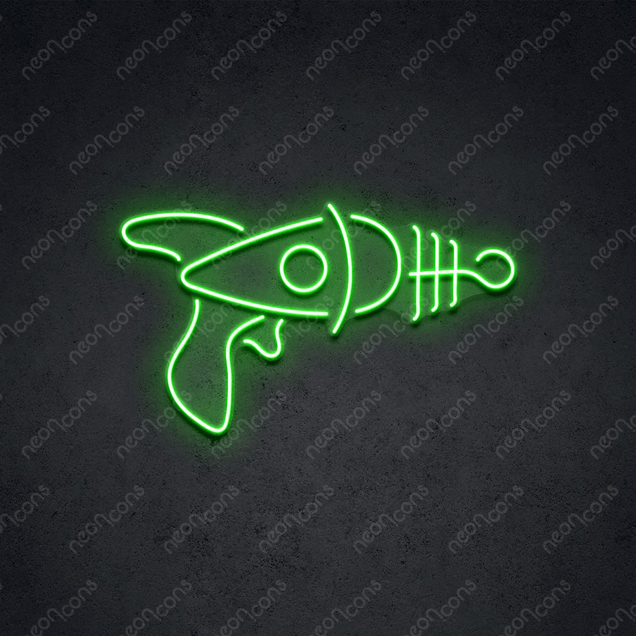 "Cosmic Blaster" Neon Sign by Neon Icons