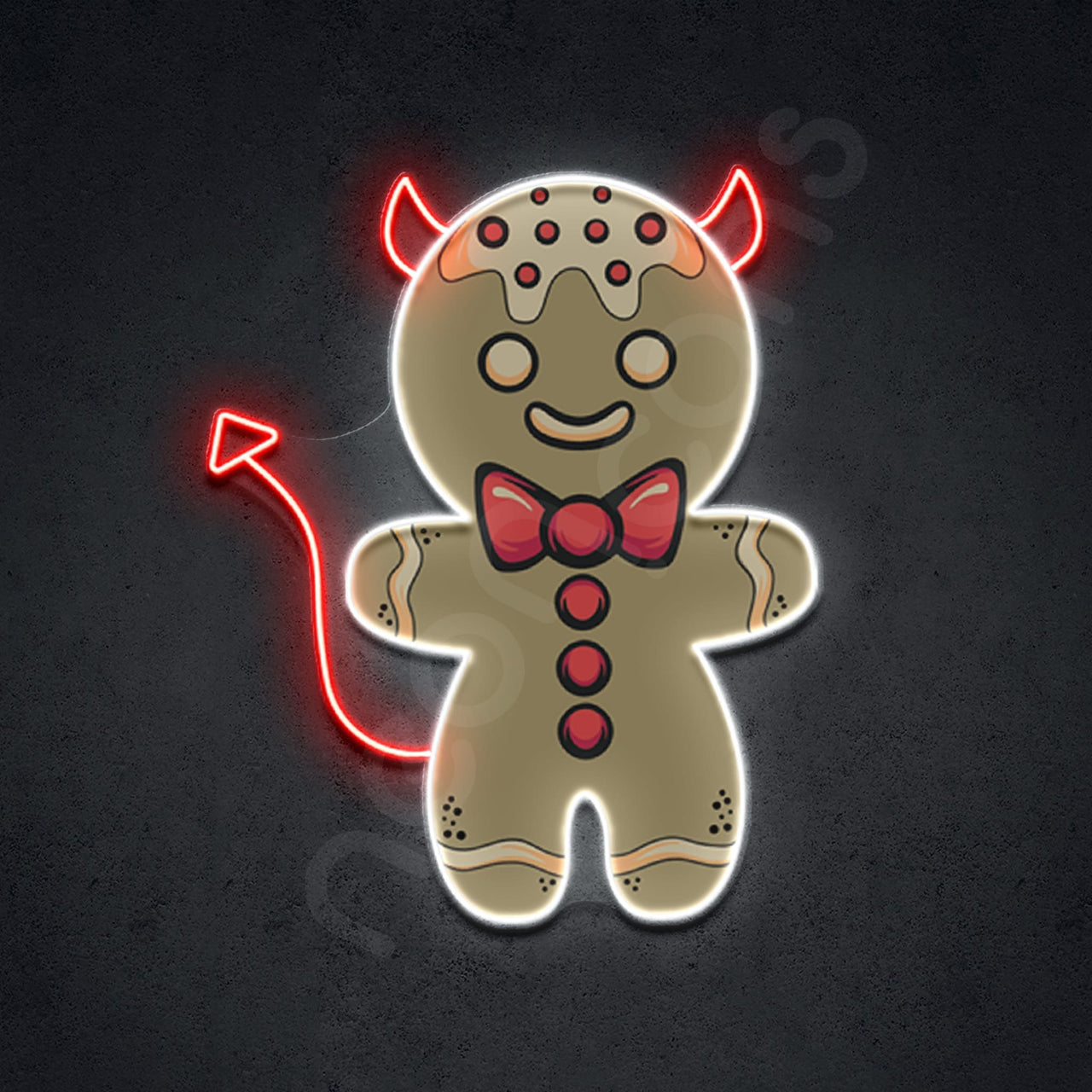 "Naughty Or Nice" Neon Sign by Neon Icons