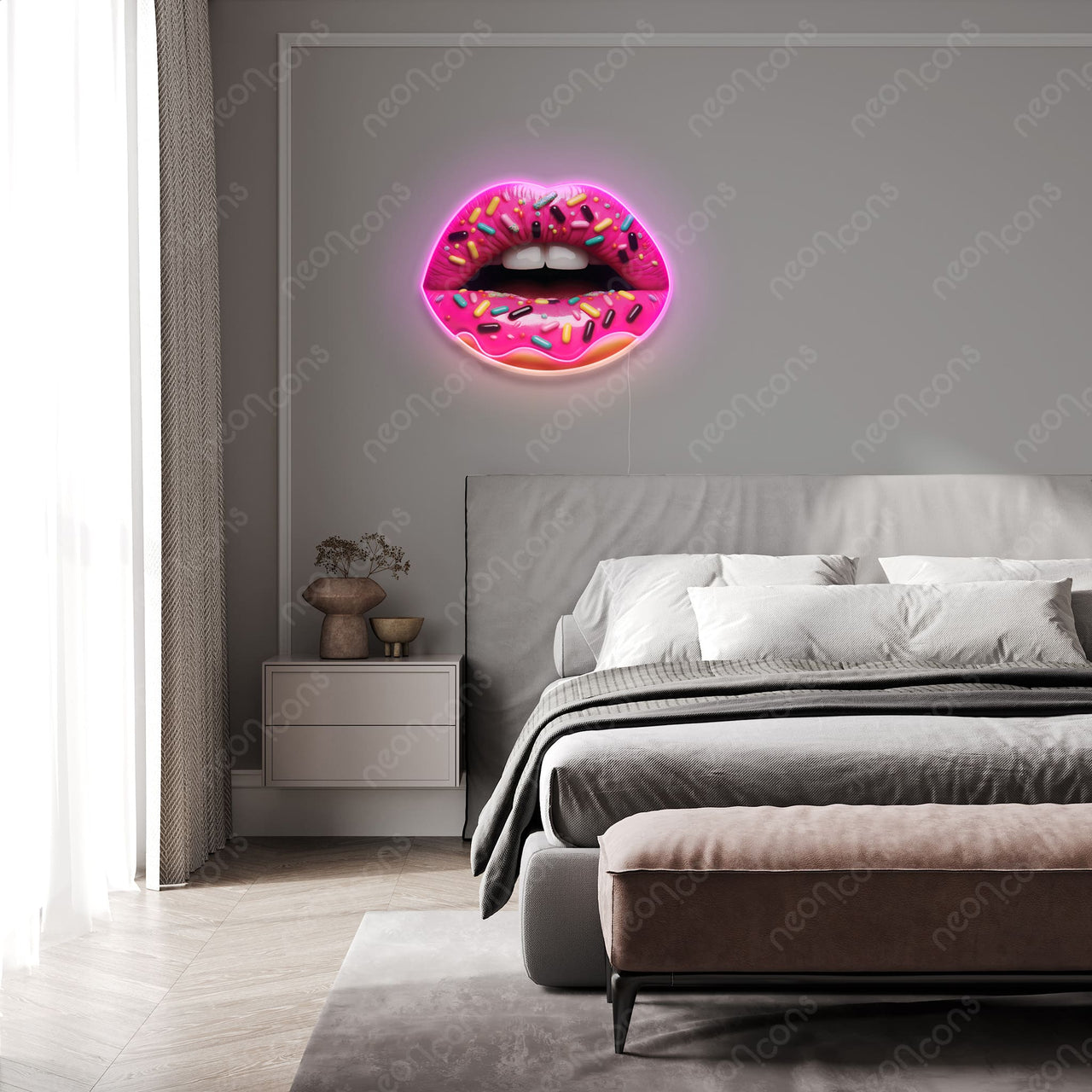 "Sweet Talk" Neon x Acrylic Artwork by Neon Icons