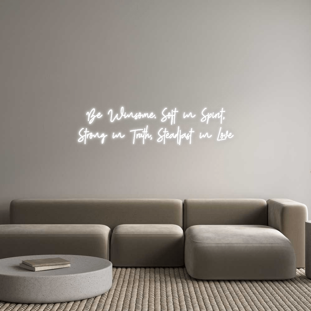 Custom Neon: Be Winsome. Sof... by Neon Icons