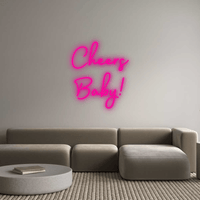 Thumbnail for Custom Neon: Cheers Baby! by Neon Icons