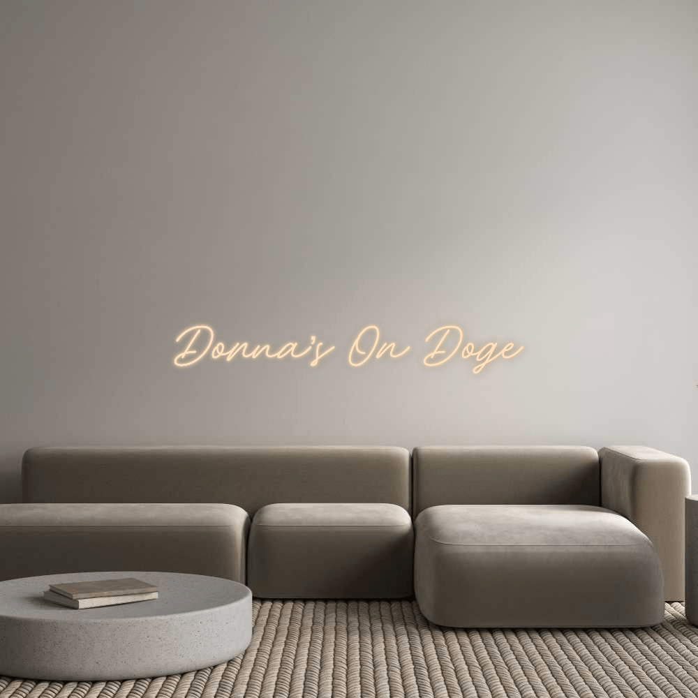 Custom Neon: Donna’s On Doge by Neon Icons