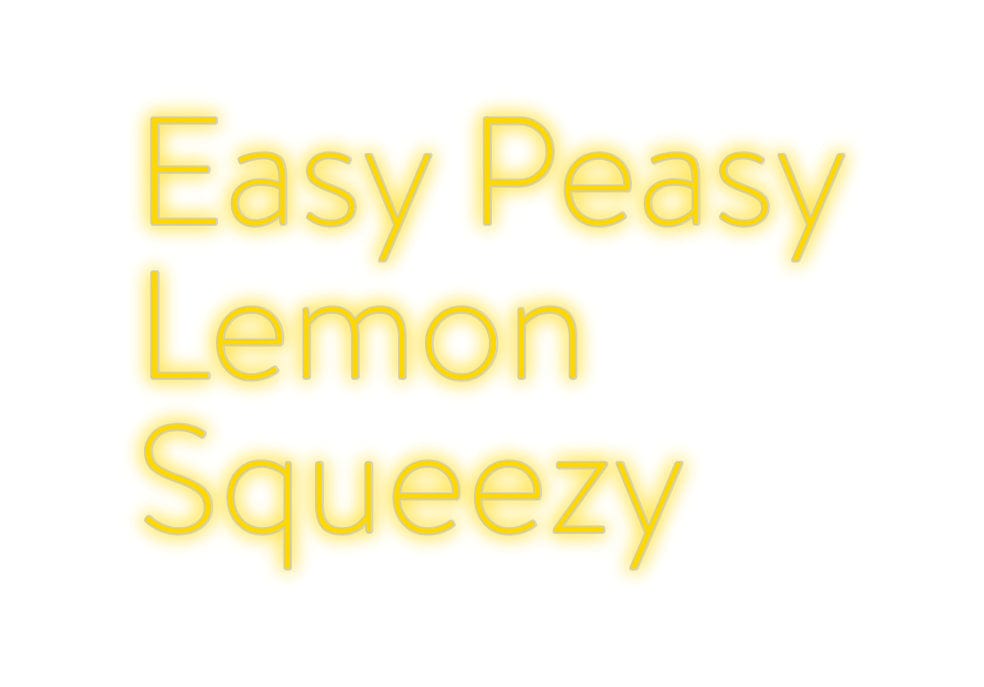 Custom Neon: Easy Peasy
L... by Neon Icons