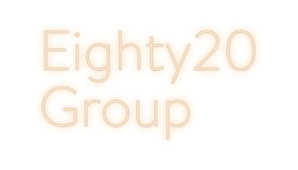 Custom Neon: Eighty20 
Gr... by Neon Icons