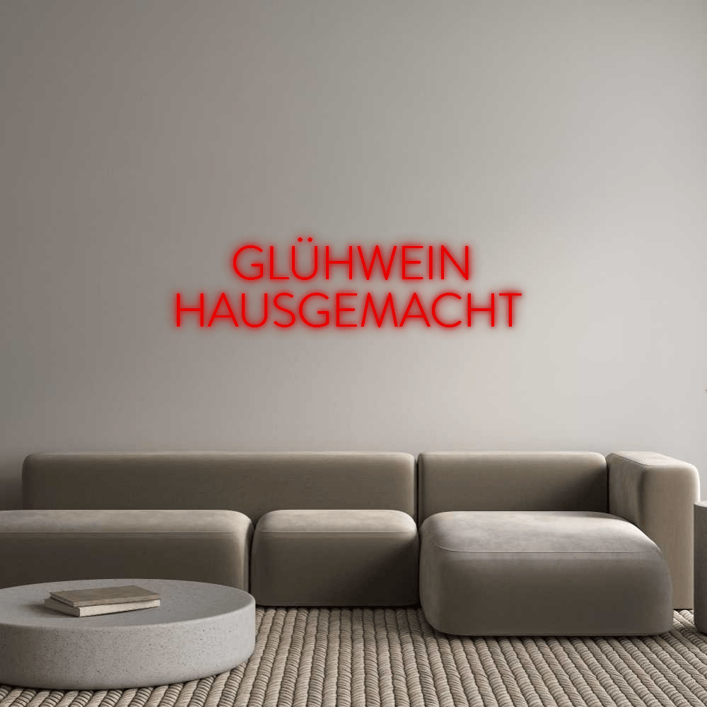Custom Neon: GLÜHWEIN HAUSGE... by Neon Icons