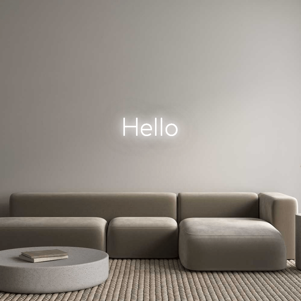 Custom Neon: Hello by Neon Icons