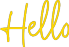Custom Neon: Hello by Neon Icons