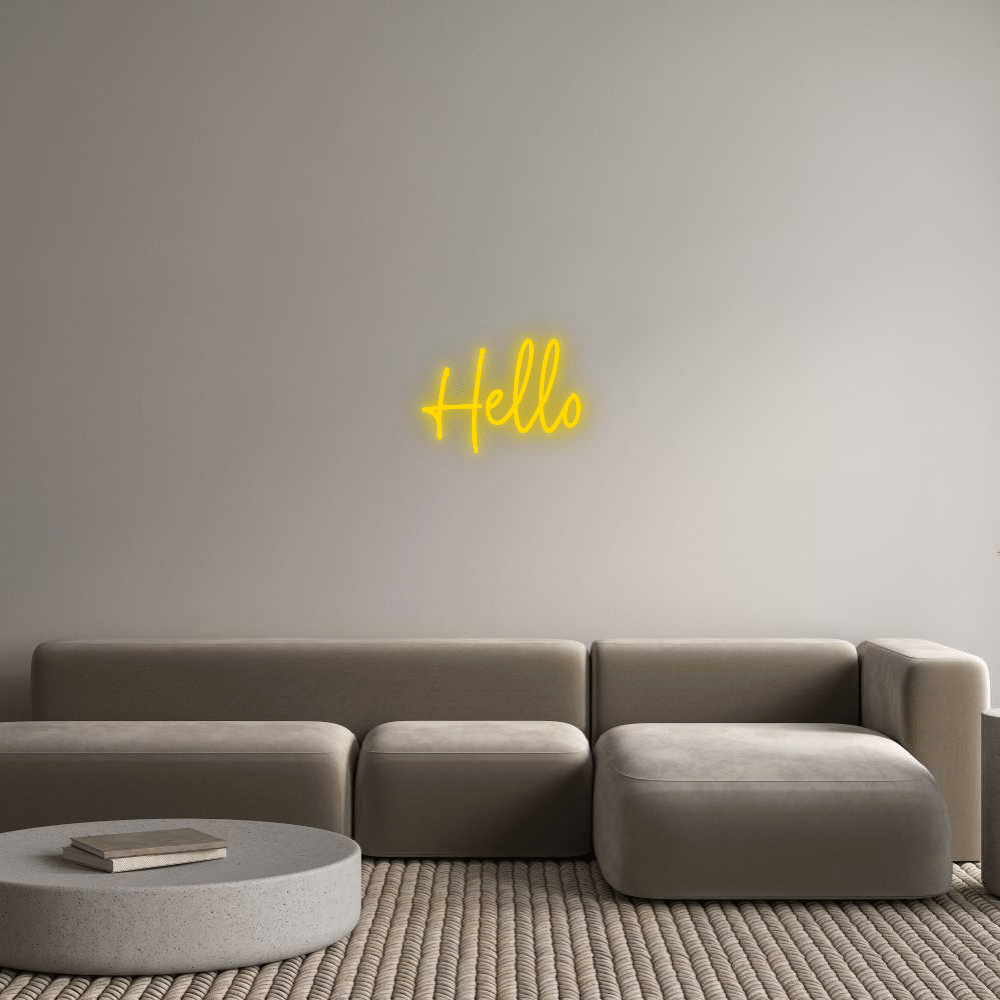 Custom Neon: Hello by Neon Icons