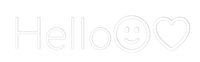 Thumbnail for Custom Neon: Hello by Neon Icons