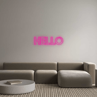 Thumbnail for Custom Neon: Hello by Neon Icons