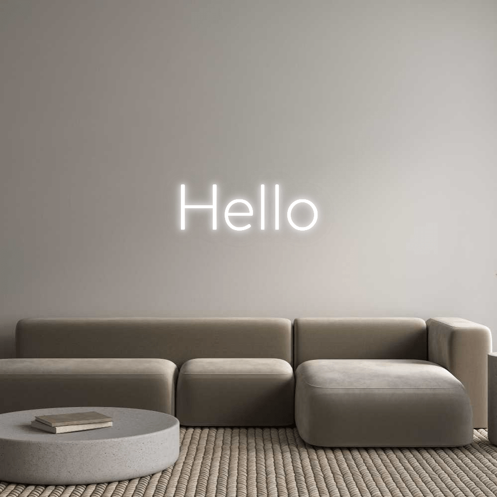 Custom Neon: Hello by Neon Icons