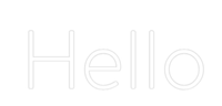 Thumbnail for Custom Neon: Hello by Neon Icons