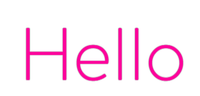 Thumbnail for Custom Neon: Hello by Neon Icons