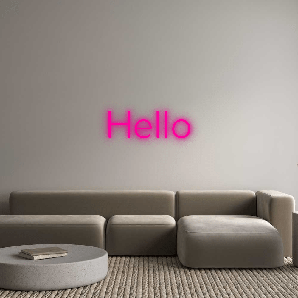 Custom Neon: Hello by Neon Icons