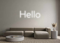 Thumbnail for Custom Neon: Hello by Neon Icons