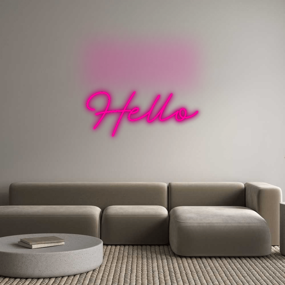 Custom Neon: Hello by Neon Icons