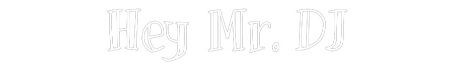 Custom Neon: Hey Mr. DJ by Neon Icons