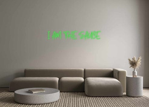 Custom Neon: I AM THE SAUCE by Neon Icons
