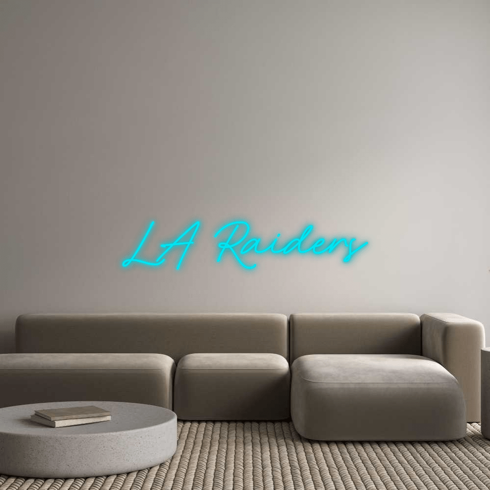 Custom Neon: LA Raiders by Neon Icons