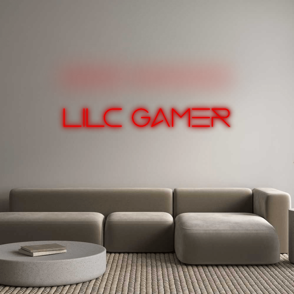 Custom Neon: Lilc gamer by Neon Icons