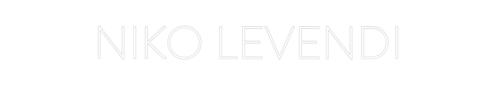 Custom Neon: NIKO LEVENDI by Neon Icons