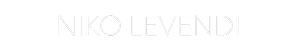 Custom Neon: NIKO LEVENDI by Neon Icons