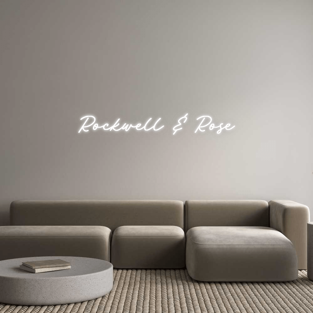 Custom Neon: Rockwell & Rose by Neon Icons