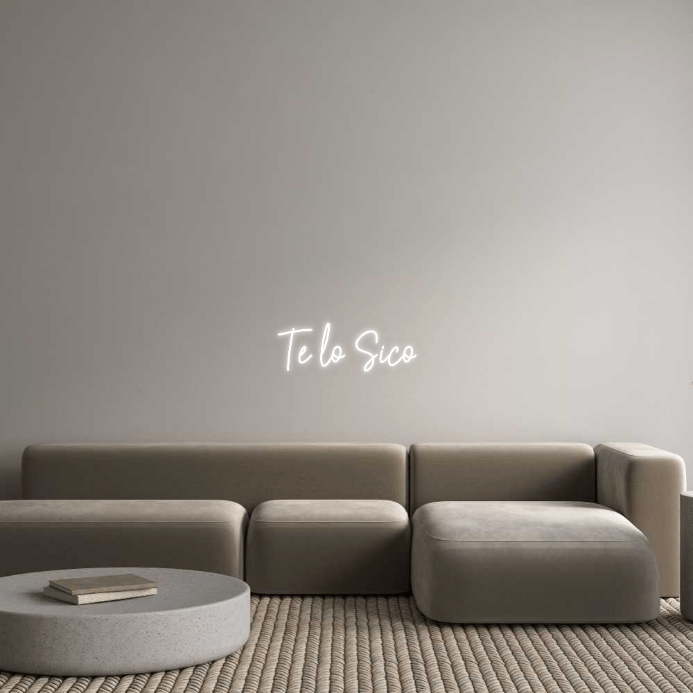 Custom Neon: Te lo Sico by Neon Icons