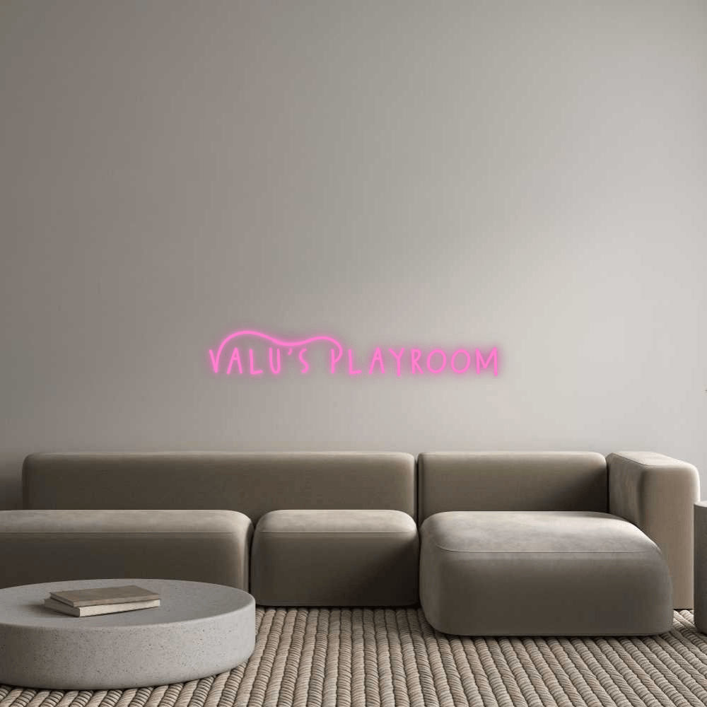 Custom Neon: Valu’s Playroom by Neon Icons