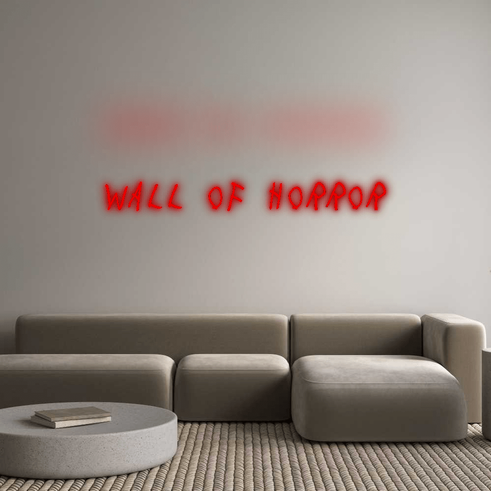 Custom Neon: Wall of horror by Neon Icons