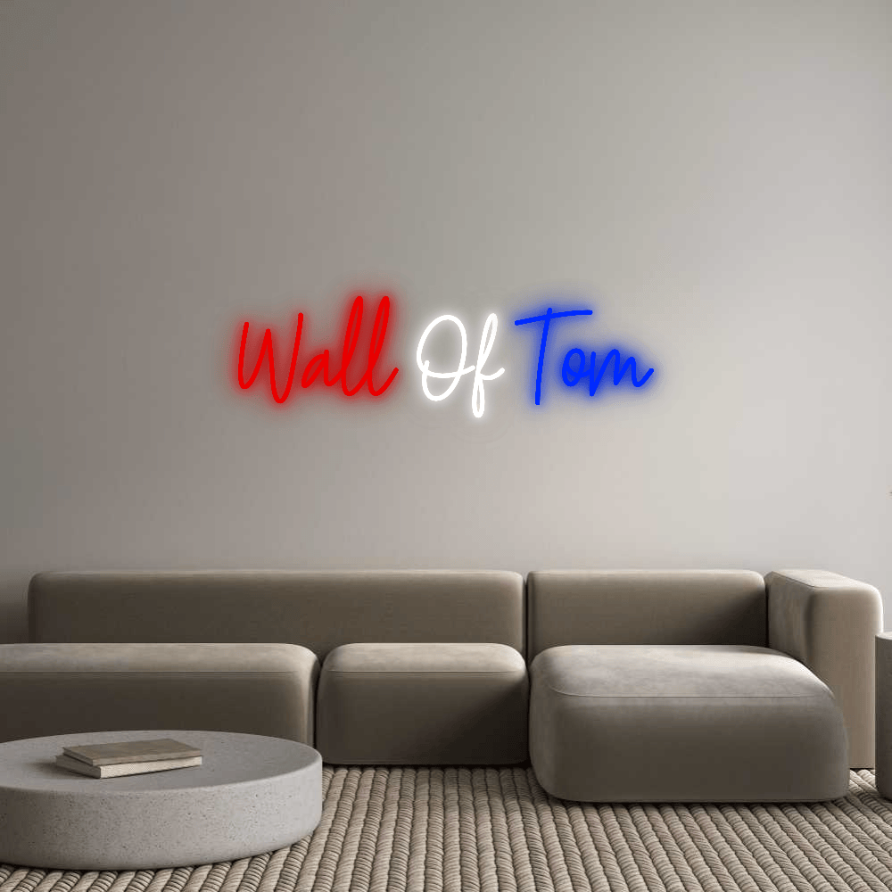 Custom Neon: Wall Of Tom by Neon Icons