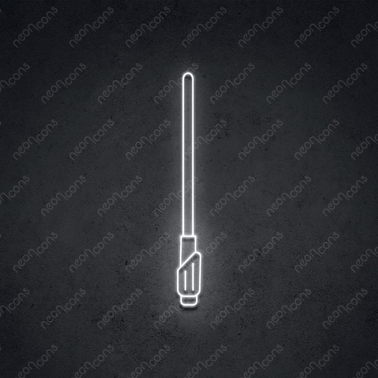 "Space Sword" Neon Sign 60cm (2ft) / RGB (Color Changing) / LED Neon by Neon Icons